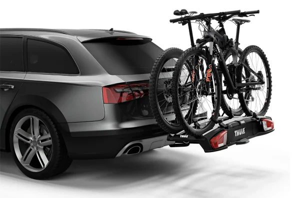 Thule VeloSpace XT  2-Bike Anhängerkupplungs-Fahrradträger schwarz/aluminium