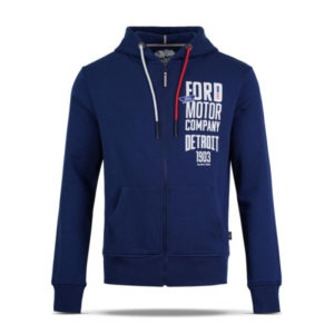 Ford Heritage Sweat-Jacke, navy