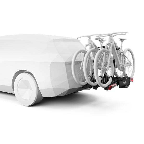 Thule Epos  Klappbarer Anhängerkupplungs-Fahrradträger für 3 Fahrräder – Bild 3